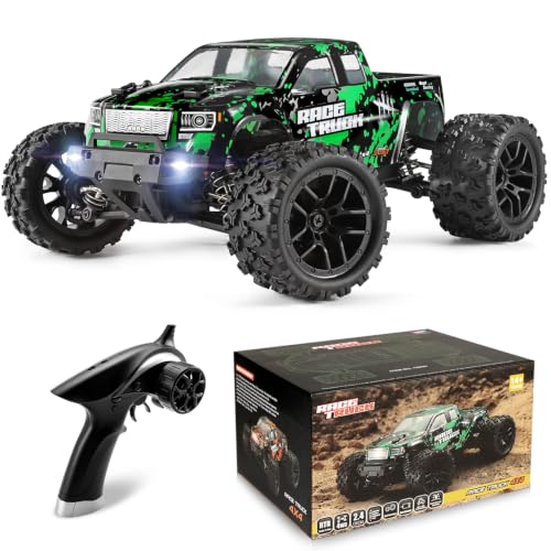 HAIBOXING 18859 1:18 Scale All Terrain RC Car, Hobby 4WD Remote Control Car | 2.4GHz Electric RC Vehicle 36 KPH High Speed 4X4 Waterproof Off-Road RC Truck with Two Rechargeable Batteries for RC Driving