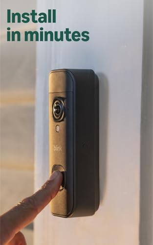 Blink Battery Doorbell 2K+ (newest model) and Blink Chime (newest model) — Wireless video doorbell, 2K resolution, in-home chime, enhanced audio. Sync Module Core included – (Black)