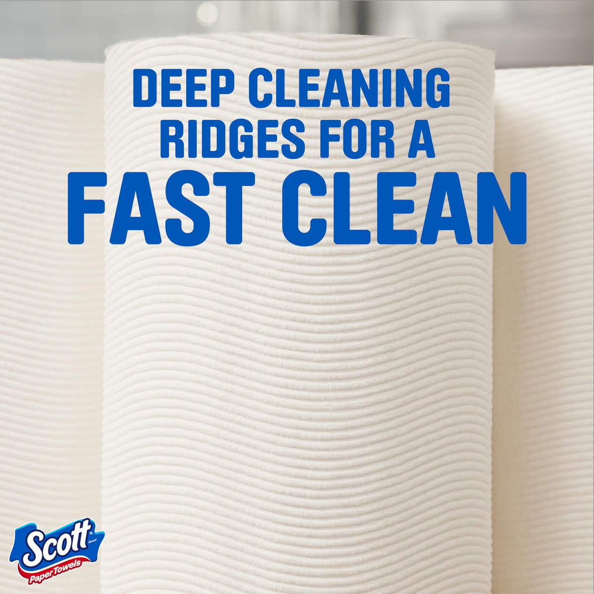 Scott Paper Towels, Choose-A-Sheet, 6 Double Rolls, 108 Sheets Per Roll | Absorbent, Deep-Cleaning Ridges, Virtually Lint-Free, Reliable