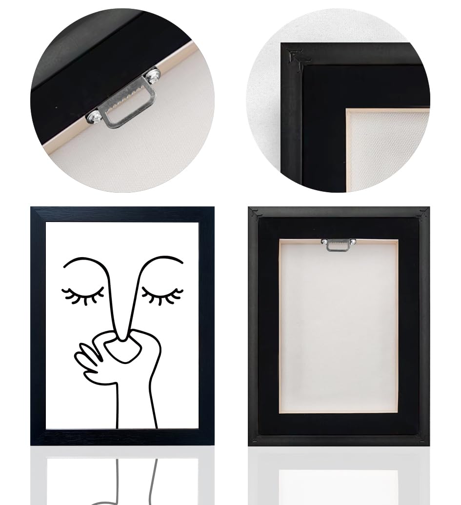 Black and White Bathroom Wall Decor Bad Smell Humorous Wall Art Funny Guest Toilet Picture Print Painting Modern Minimalistic Bathroom Sign