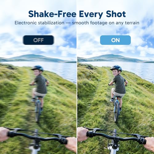 AKASO EK7000 4K30FPS 20MP WiFi Action Camera with EIS Ultra HD 131FT Waterproof Underwater Camera Remote Control 4X Zoom Support External Microphone Black