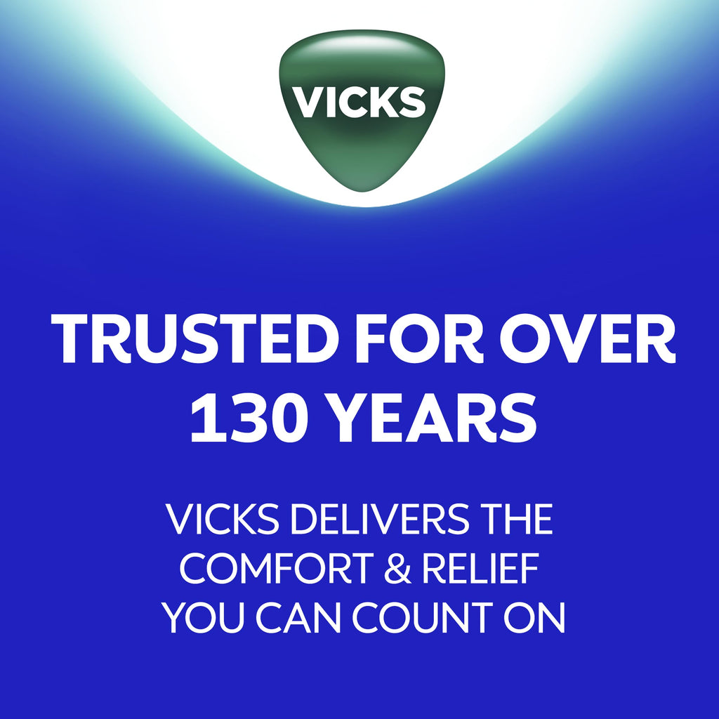 Vicks Warm Steam Vaporizer Humidifier for Medium and Large Rooms, 1.5 Gal | Warm steam humidifier provides warm relief at night for nasal congestion, can be used with VapoPads and VapoSteam