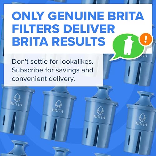 Brita Elite Replacement Water Filter, 2 Pack | WQA and NSF/ANSI Certified, Reduces Chlorine, Copper, Mercury & Cadmium, Lasts 2 Months, Household Essential