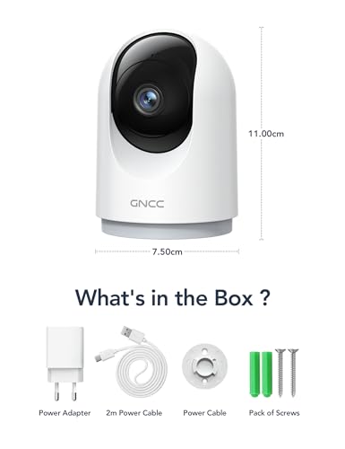 GNCC 5G Cameras for Home Security Indoor, Pet/Dog/Baby w Phone App, 4Pcs | Dual-Band Wi-Fi, 360 PTZ Auto-Tracking Pet/Dog/Cat/Puppy/Nanny, Motion Alert, SD Card or Paid Cloud