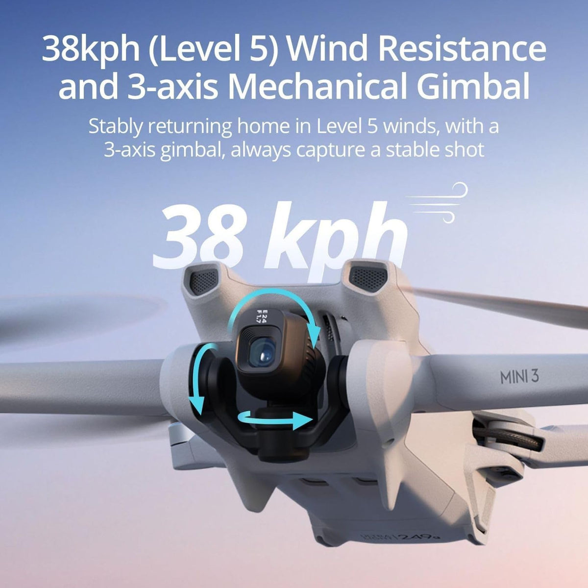 DJI Mini 3 Fly More Combo With DJI RC, 3 Batteries | Lightweight Camera Drone With 4K HDR Video, 114-Min Flight Time, Vertical Shooting, 32800ft (10km) Video Transmission