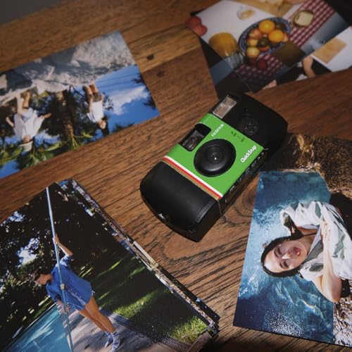 Fujifilm QuickSnap Flash 400 One-Time-Use Camera - 27 Exposures | 35mm disposable camera with 400 speed film and built-in flash for photography, travel and events