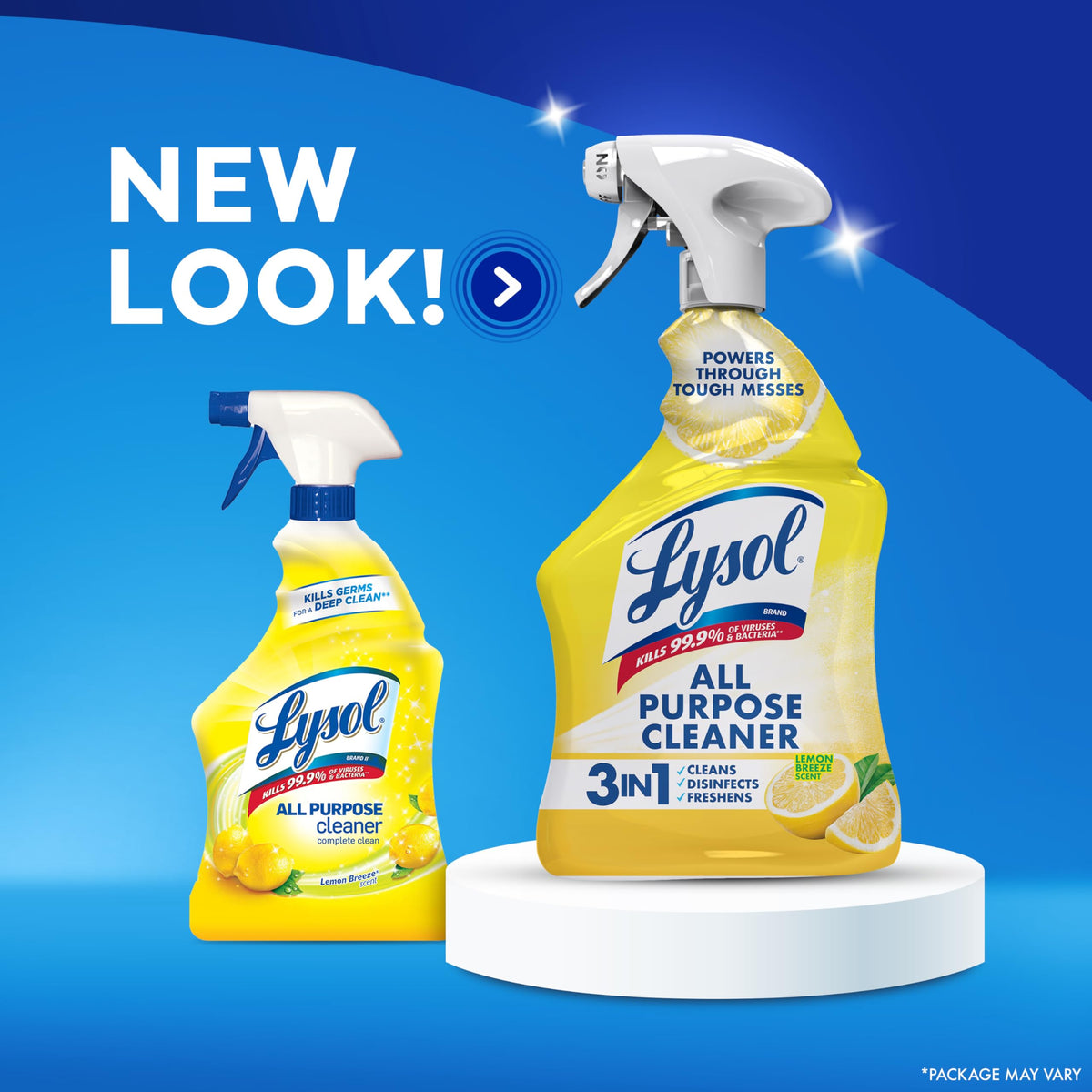 Lysol All Purpose Cleaner Spray, Disinfectant, Lemon, 32oz | Multipurpose Cleaner, Sanitizer & Disinfectant Spray, Degreaser, Multi-Surface Kitchen & Bathroom Cleaner, Cleaning Supplies