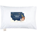 Toddler Pillow with Pillowcase, 13x18 My Little Dreamy Pillow (Soft White) | Kids Travel Bed Pillow for Sleep, Organic Cotton Small Pillowcase, Soft, Breathable, Machine Washable, Toddlers 2-5 years