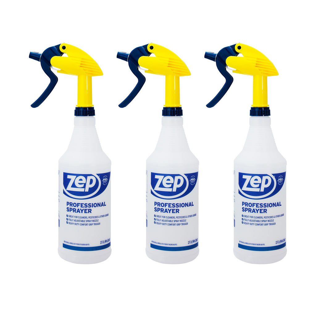 ZEP Professional Sprayer Bottle, 32 oz, Pack of 3, HDPRO1