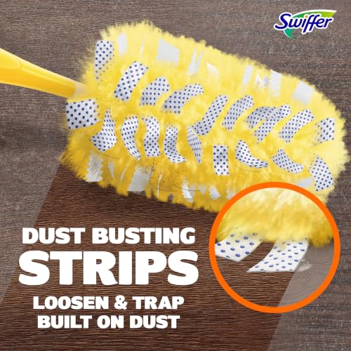 Swiffer Dusters Heavy Duty Multi-Surface Duster Refills for Cleaning, Unscented, 11 Count