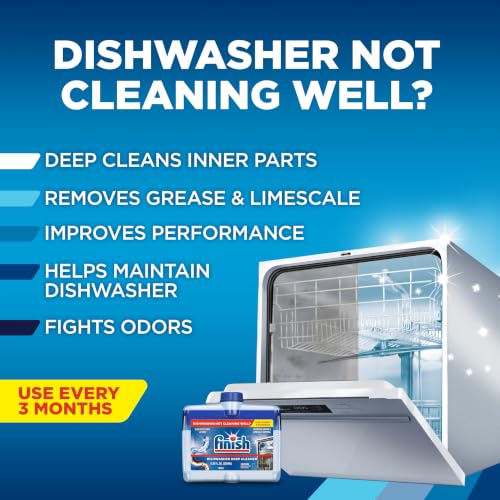 Finish Dishwasher Cleaner Liquid, Limescale Remover, 8.45oz