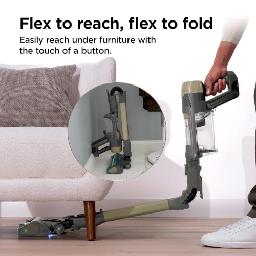 Shark® PowerDetect® Pet Plus Clean & Empty Cordless Stick Vacuum, IP3253 | Auto-Empty System, Powerful Suction, HEPA, Carpet & Hard Floor, Portable, Vacuum for Pet Hair, 70-Min Runtime, Gray