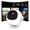 1080P Projector, 400 Lumens Brightness Indoor Outdoor Portable Projector, Cinema Quality Viewing for Home Entertainment