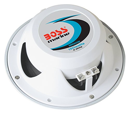 BOSS Audio Systems MR50W 5.25 Inch Marine Boat 300 Watt 2 Way Speaker Pair