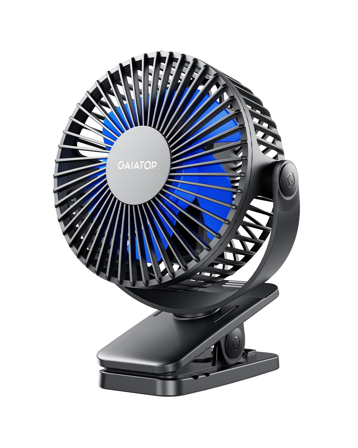 Gaiatop Portable Clip on Fan, Mini Personal Quiet Rechargeable Fan