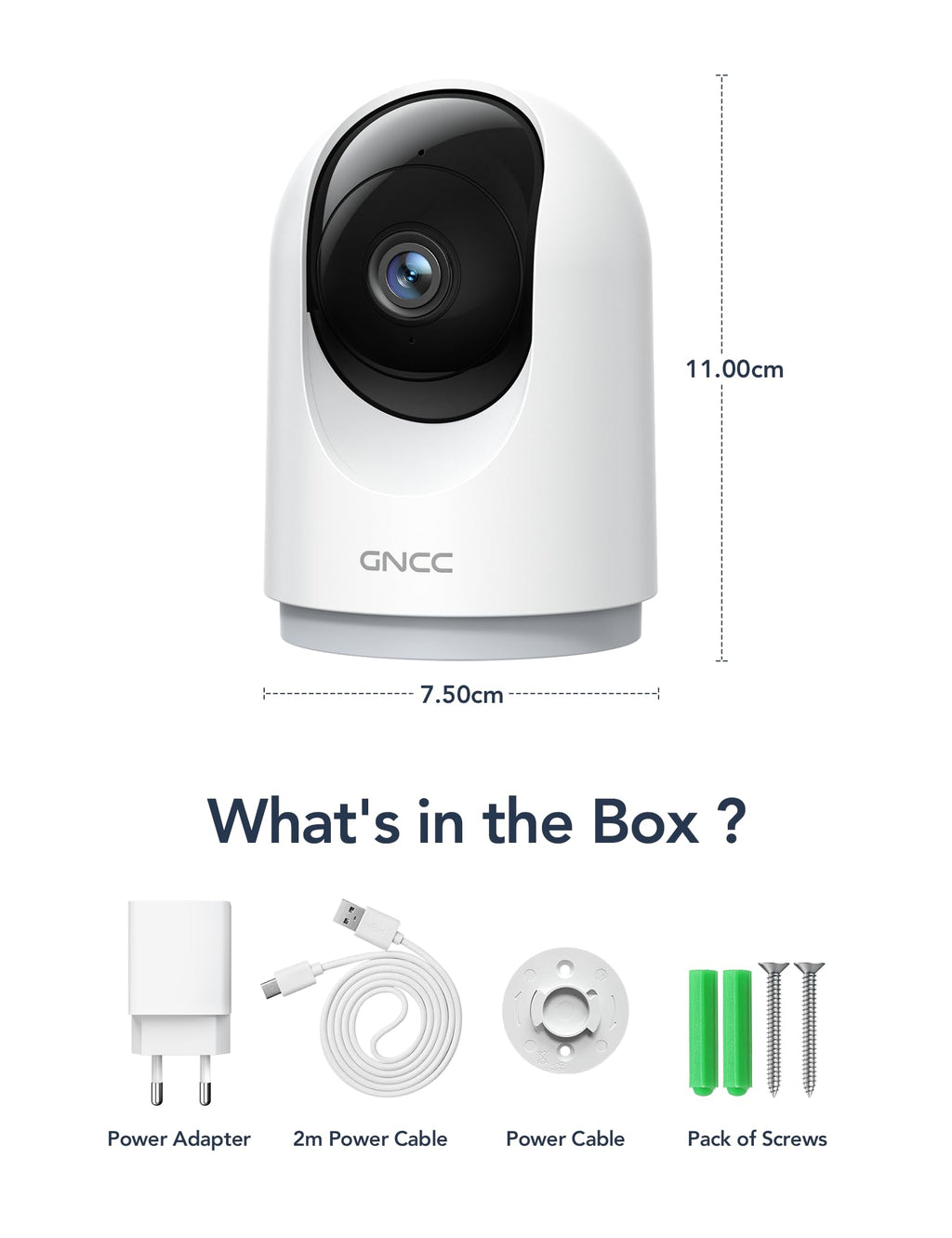 GNCC 5G Cameras for Home Security Indoor, Pet/Dog/Baby w Phone App, 4Pcs | Dual-Band Wi-Fi, 360 PTZ Auto-Tracking Pet/Dog/Cat/Puppy/Nanny, Motion Alert, SD Card or Paid Cloud