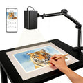 Art Projector for Tracing and Drawing - 5G WiFi & App-Free Web Control | Digital Sketch Projector with Stable Stand for Cookie Decor - Compatible with iOS/Android, Supports Online/Offline