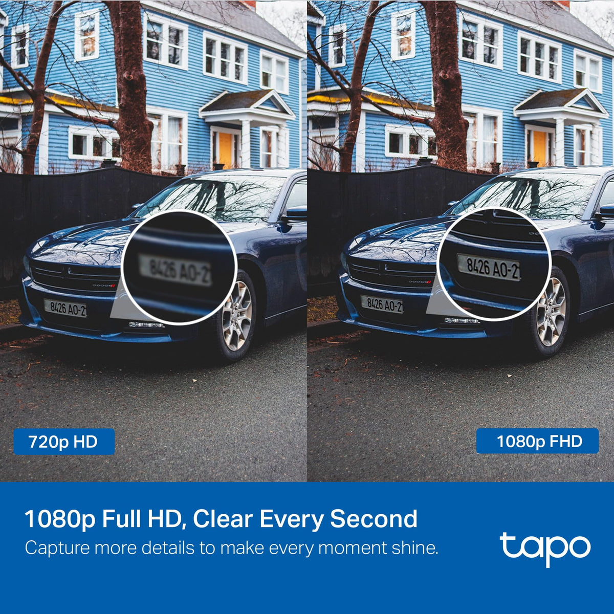 TP-Link Tapo 1080P Outdoor Wired Pan/Tilt Security Camera, C500 | 360° View, Motion Tracking, Works with Alexa & Google Home, Night Vision, Free AI Detection, Cloud & SD Card Storage