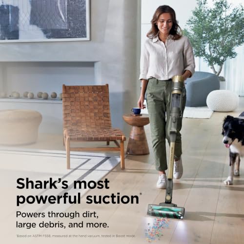 Shark® PowerDetect® Pet Plus Clean & Empty Cordless Stick Vacuum, IP3253 | Auto-Empty System, Powerful Suction, HEPA, Carpet & Hard Floor, Portable, Vacuum for Pet Hair, 70-Min Runtime, Gray