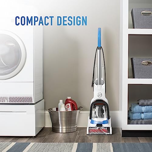 Hoover PowerDash Pet Compact Carpet Cleaner Machine, Lightweight Design | HeatForce Fast Drying, Antimicrobial Brush Roll, Pair with a Hoover Carpet Cleaner Solution
