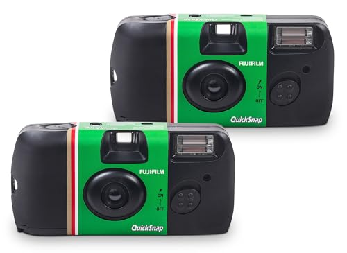 Fujifilm QuickSnap Flash 400 One-Time-Use Camera - 2 Pack