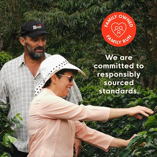 San Francisco Bay French Roast K-Cup Compatible Coffee Pods, 80 ct | Commercially compostable single-serve pods, dark roast delivers a bold, smooth cup in any K-Cup brewer