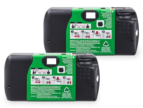 Fujifilm QuickSnap Flash 400 One-Time-Use Camera - 2 Pack