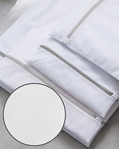 Laundry Bags Mesh Wash Bags(4Pcs,16 x 20 Inches),delicate laundry bag for College,Dorm,Storage