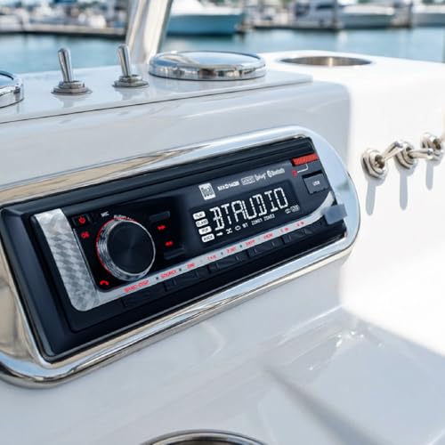 Dual Electronics MXD140B Marine Stereo Bluetooth Single DIN Weatherproof AM/FM