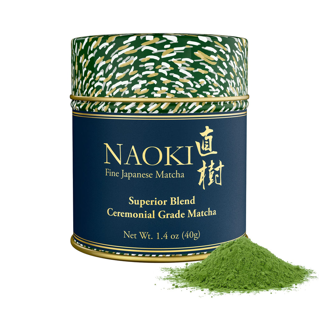 Naoki Matcha Superior Blend Matcha, 40g/1.4oz | Authentic Japanese Ceremonial Grade First Harvest Matcha Green Tea Powder from Uji, Kyoto, Japan