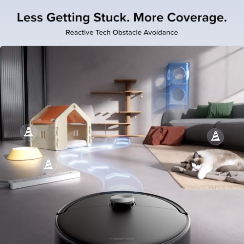 roborock 2026 New Qrevo 2 Pro Robot Vacuum and Mop, 20,000Pa Suction | FlexiArm Edge Mopping, Zero-Tangle, High-Temperature Mop Self-Cleaning, Smart Obstacle Avoidance for Pet Hair & Carpet, Black