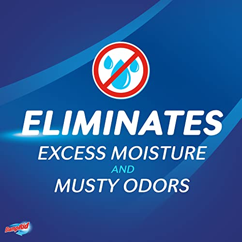 DampRid Refillable Moisture Absorber, 11 oz., 6-Pack - Fresh Scent Moisture Absorbers, 10% More Absorbing Power*, Eliminates Musty Odors for Fresher, Cleaner Air