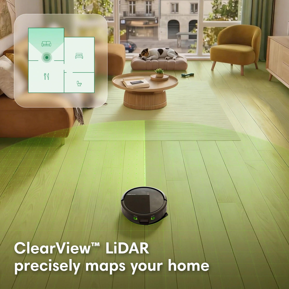 iRobot Roomba 115X Combo Robot Vacuum & Mop with AutoEmpty Dock, 15,000Pa, Self-Empties for 90 Days, Intense Power-Lifting Suction, LiDAR Navigation, Multiple Cleaning Modes, Avoids Mopping Carpet