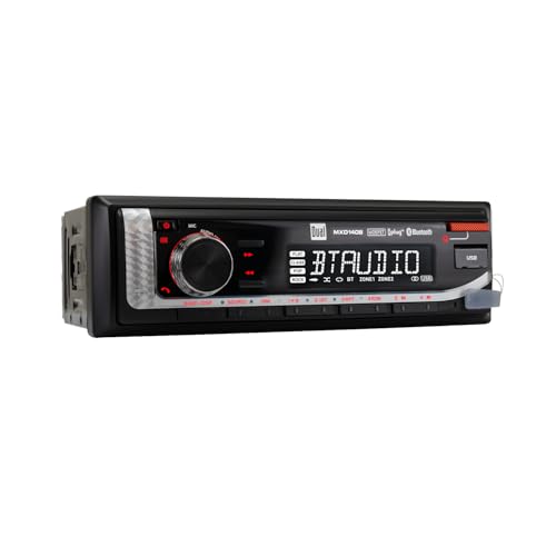 Dual Electronics MXD140B Marine Stereo Bluetooth Single DIN Weatherproof AM/FM
