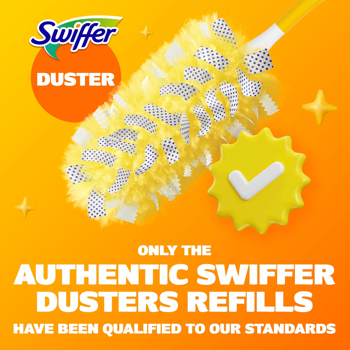 Swiffer Dusters Heavy Duty Multi-Surface Duster Refills for Cleaning, Unscented, 11 Count