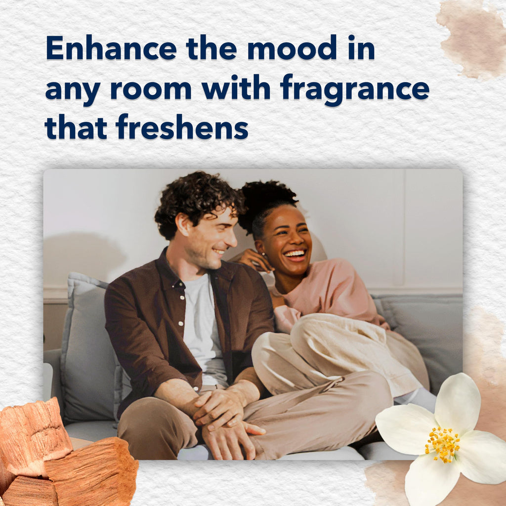 Glade PlugIns Air Freshener Refills, Cashmere Woods, 10 Count | 0.67 fl oz Each, Includes 10 Refills, Scented and Essential Oils for Home and Bathroom Use, Fits Glade PlugIn Warmer