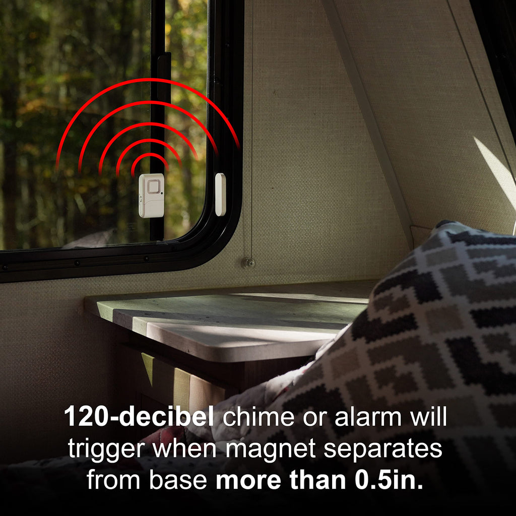 UltraPro Personal Security Window and Door Alarm, 2 Pack, Wireless Chime