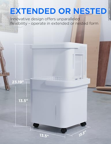 Midea Cube 20 Pint Dehumidifier for Basement, 1,500 Sq. Ft, Energy star