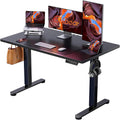 ErGear 48 X 24 Inch Height Adjustable Electric Standing Desk, Black | Stand Up office Desk, Home Office Computer Desk with 4 Memory Presets, Stable Steel Frame, 176 lbs Capacity, Easy Assembly