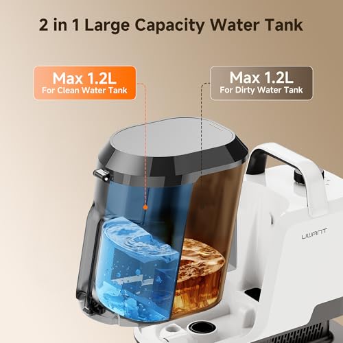 Uwant 18Kpa Upholstery Cleaner Machine with Pet Pro Cleaner&Tools Set of 1
