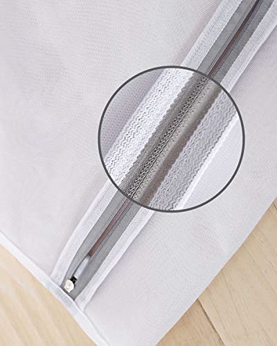 Laundry Bags Mesh Wash Bags(4Pcs,16 x 20 Inches),delicate laundry bag for College,Dorm,Storage