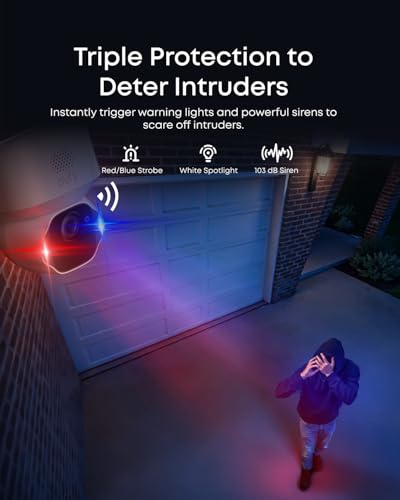 eufy Security SoloCam E42, 4-Cam Kit, 4K Solar Security Camera | AI Facial Recognition & Motion Tracking, Strobe Light, Pan & Tilt, Solar Powered, Built-in Local Storage (Up to 16TB)