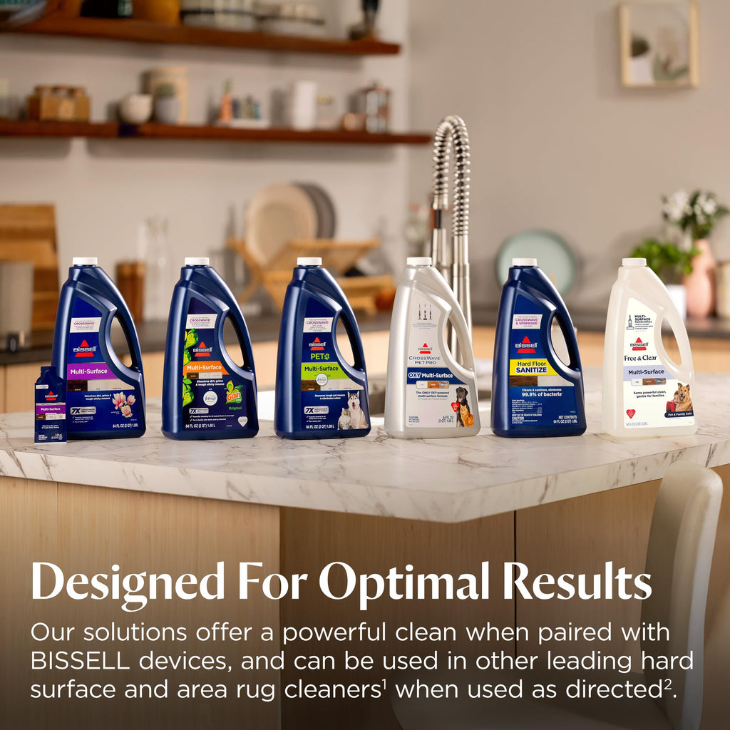 Bissell Crosswave Turbo Vacuum Mop All in One Wet and Dry Vac Combo Hard Floor & Area Rug Cleaner, 3888A