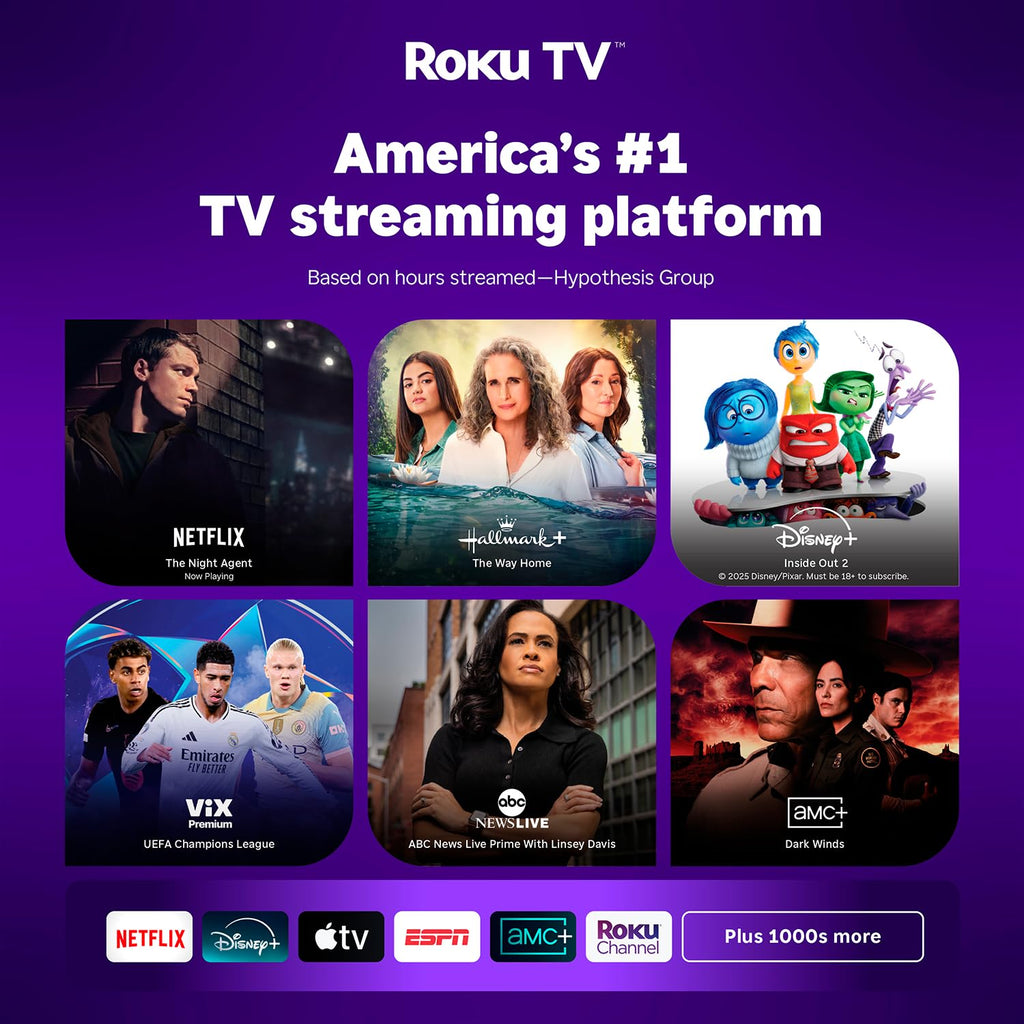 Aurzen Roku TV D1R Cube Smart Outdoor Projector with WiFi and Bluetooth | Roku TV Built-in, Sealed Optical Engine, 1080P FHD, DoIby Audio, Portable Mini Projector for Home/Outdoor Movie Soccer Game