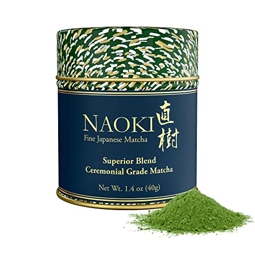 Naoki Matcha Superior Blend Matcha, 40g/1.4oz | Authentic Japanese Ceremonial Grade First Harvest Matcha Green Tea Powder from Uji, Kyoto, Japan