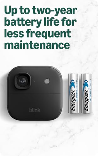 Blink Battery Doorbell 2K+ (newest model) and Outdoor 2K+ (newest model) — Wireless smart security, 2K video, enhanced audio. Sync Module Core included - 1 Camera + Battery Doorbell 2K+ (Black)