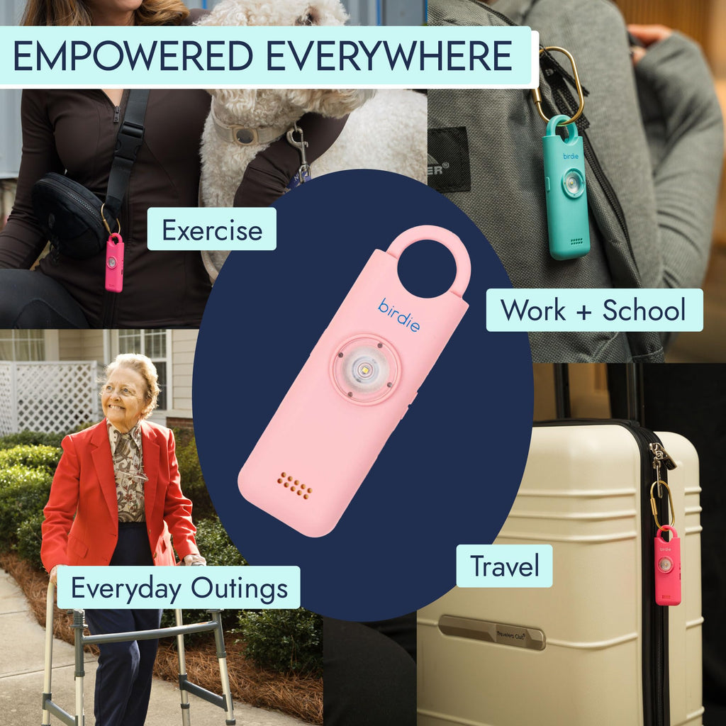 She’s Birdie 3.0 New Version – The Original Personal Safety Alarm for Women by Women–Loud Siren, Flash Light and Rechargeable Battery in a Variety of Colors (Lavender Purple)