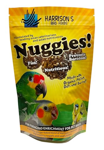Harrison's Bird Foods Nuggies - Tasty Organic Baked Seed Clusters, 196g