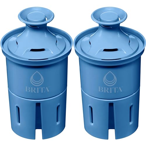 Brita Elite Replacement Water Filter, 2 Pack | WQA and NSF/ANSI Certified, Reduces Chlorine, Copper, Mercury & Cadmium, Lasts 2 Months, Household Essential