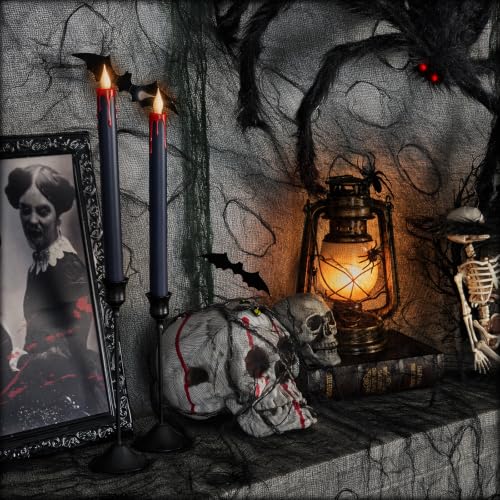 600 x 80 in Halloween Creepy Cloth for Yard and Outdoor Decorations, Black | Large Scary Gauze Cheesecloth for Creating Spooky Fabric Displays in Haunted Houses, Parties, Walls, Doorways and Windows